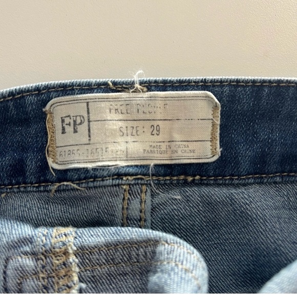 FREE PEOPLE Washed Denim Overalls - Picture 6 of 8